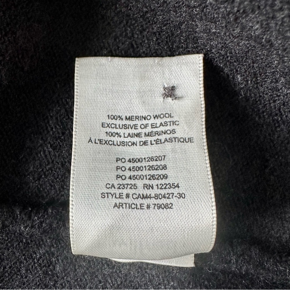 Wilfred Aritzia Utopia 100% Merino Wool Black Sweater Dress Size S #217 - Picture 7 of 7